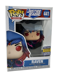 Funko POP! DC Justice League: Raven #441 Winter Convention 2022 Limited Edition