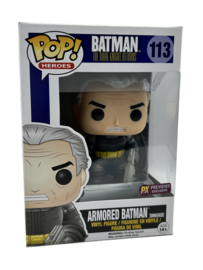 Funko POP! DC Batman The Dark Knight Return: Armored Batman (Unmasked) #113  Previews Exclusive