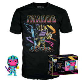 Funko POP! and Tee Marvel: Thanos Blacklight (Maat M)