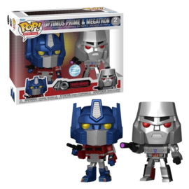 Funko POP! Transformers G1: Optimus Prime/Megatron (2 Pack) Metallic Special Edition