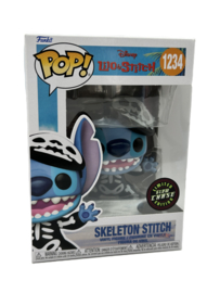 Funko POP! Disney Lilo & Stitch: Skeleton Stitch #1234 Glow Chase Limited Edition