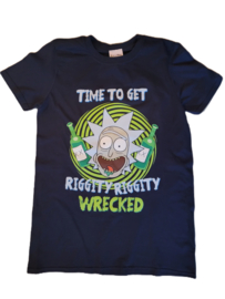 T-shirt Rick and Morty: Time to get Riggity Riggity Wrecked (Maat S)