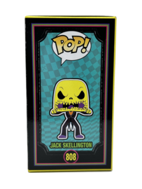 Funko POP! Disney The Nightmare Before Christmas: Jack Skellington (Scary Face) Blacklight #808 Special Edition