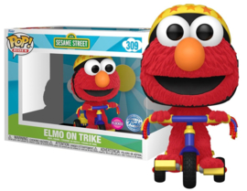 Funko POP! Sesame Street: Elmo on Trike #309 Flocked Special Edition