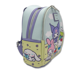 Loungefly Mini Backpack Sanrio: Multi Char Scene