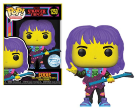 Funko POP! Stranger Things: Eddie with Guitar Blacklight #1250 Special Edition