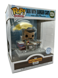 Funko POP! The Bob's Burger Movie: Bob with Burger Cart #1224 Special Edition