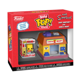 Funko Bitty POP! Towns The Simpsons: Bart Simpson and Kwik-E-Mart