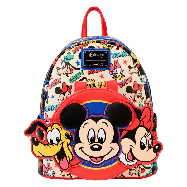 Loungefly Mini Backpack and Headband Disney: Classic Mickey & Friends