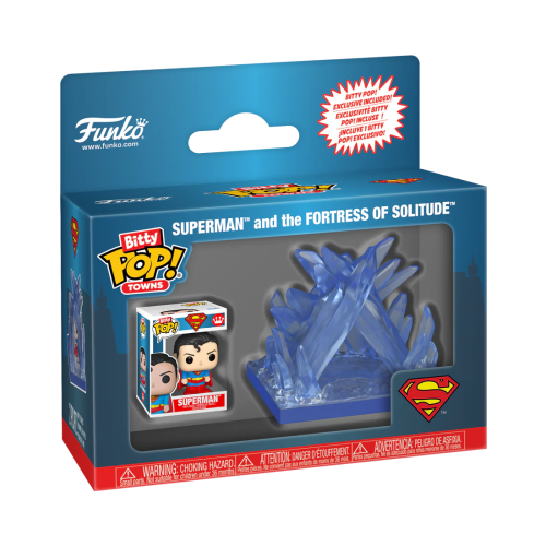 Funko Bitty POP! Towns DC: Superman and the Fortress of Solitude
