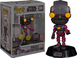 Funko POP! Star Wars: Proxy Glow in the Dark (Gaming Greats) #551 Special Edition