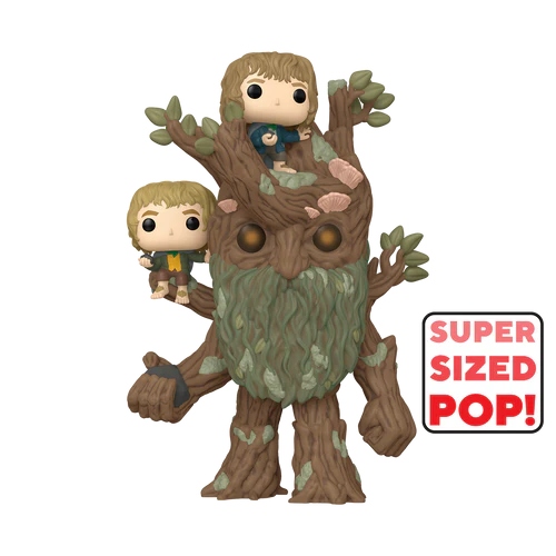 Funko POP! Lord of the Rings: Treebeard with Mary & Pippin #1579