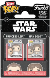 Funko Bitty POP! Star Wars: Luke Princess Leia and Han Solo (2 Pack)