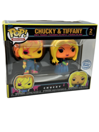 Funko POP! Chucky & Tiffany Blacklight (2 Pack) Special Edition