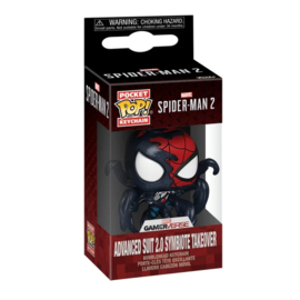 Funko POP! Keychain Marvel: Spider-Man 2 Advanced Suit 2.0 Symbiote Takeover