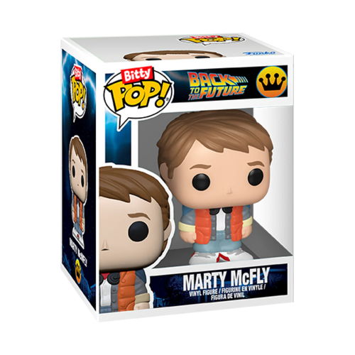 Funko Bitty POP! Rides Back to the Future: Marty McFly and Time Machine