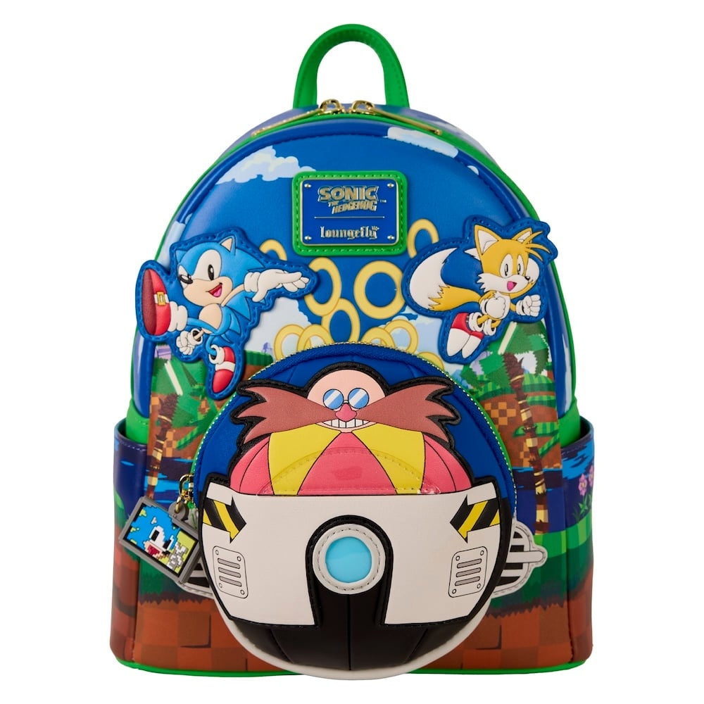 Loungefly Mini Backpack Sega: Sonic