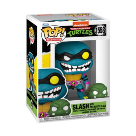Funko POP! Teenage Mutant Ninja Turtles: Slash & Pre-mutated Slash #1558