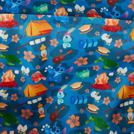 Loungefly Mini Nylon Backpack Disney: Lilo & Stitch Camping Cuties
