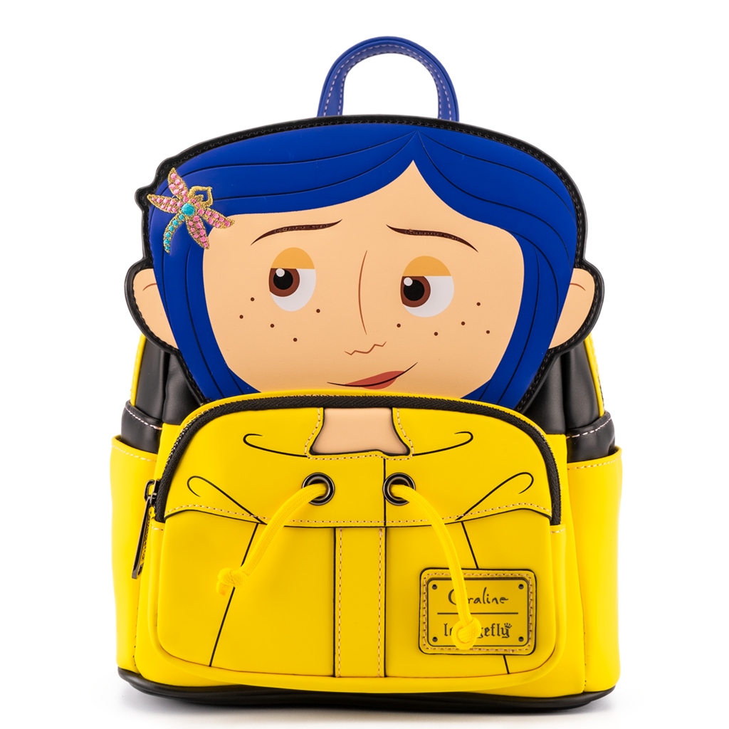 Loungefly Mini Backpack Coraline: Laika Coraline Rain Coat Cosplay