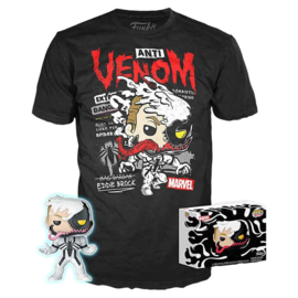 Funko POP! and Tee Marvel: Anti Venom Glow in the Dark (Size M)