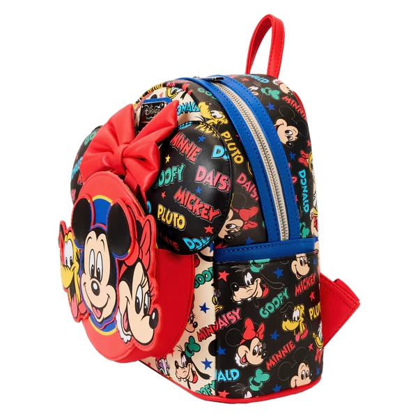 Loungefly Mini Backpack and Headband Disney: Classic Mickey & Friends