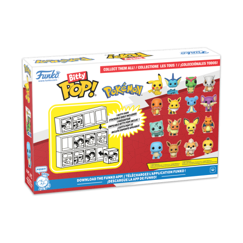 Funko Bitty POP! Pokemon: Squirtle (4 Pack)
