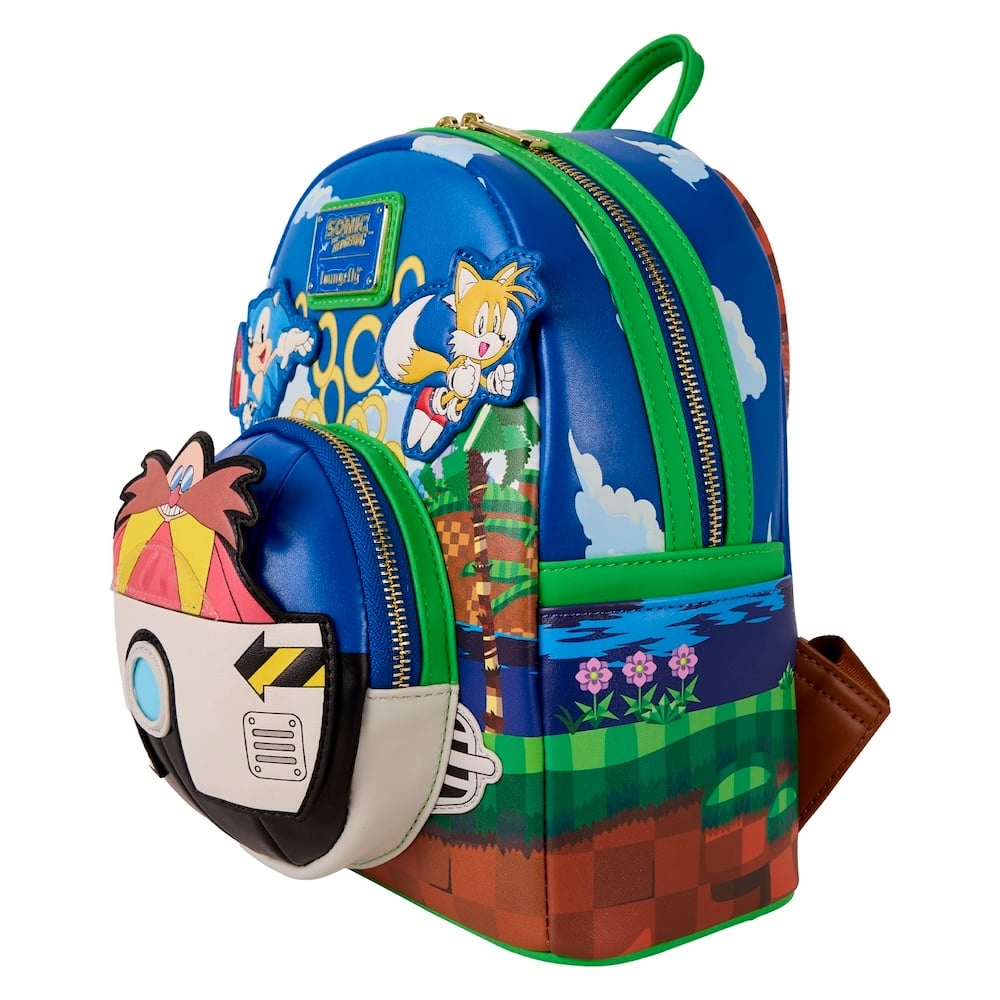 Loungefly Mini Backpack Sega: Sonic