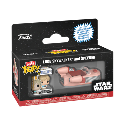 Funko Bitty POP! Rides Star Wars: Luke Skywalker and Speeder