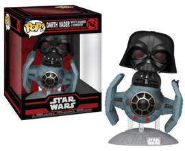 Funko POP! Rides Star Wars Darkside: Darth Vader with Tie Advanced x1 Starfighter #742