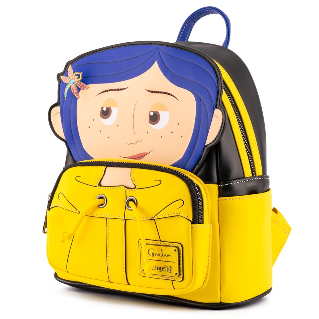 Loungefly Mini Backpack Coraline: Laika Coraline Rain Coat Cosplay
