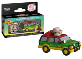 Funko Bitty POP! Rides Jurassic Park: Dr. Grant and Jurassic SUV