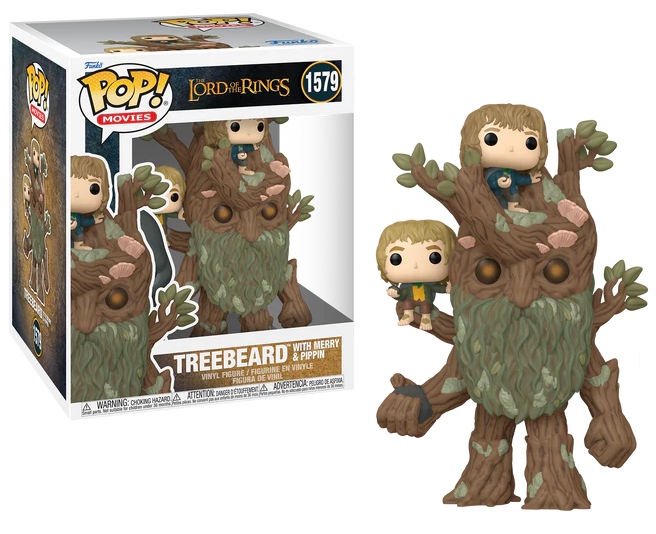 Funko POP! Lord of the Rings: Treebeard with Mary & Pippin #1579