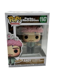 Funko POP! Parks and Recreation: Andy as Princess Rainbow Sparkle #1147