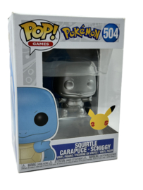 Funko POP! Pokemon: Squirtle Silver Metallic #504