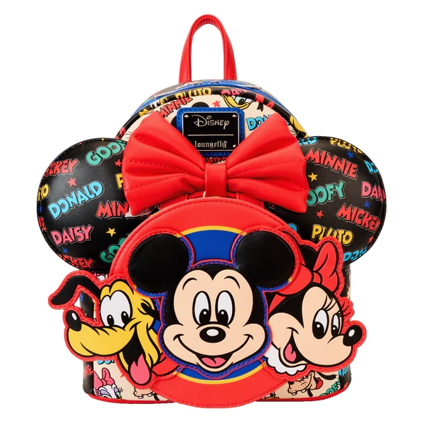 Loungefly Mini Backpack and Headband Disney: Classic Mickey & Friends
