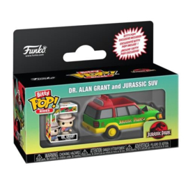 Funko Bitty POP! Rides Jurassic Park: Dr. Grant and Jurassic SUV