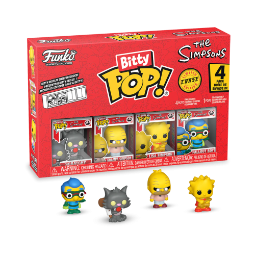Funko Bitty POP! The Simpsons: Scratchy (4 Pack)