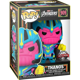 Funko POP! and Tee Marvel: Thanos Blacklight (Size M)