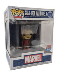 Funko POP! Deluxe Marvel Hall of Armor: Iron Man Model 4 #1036 Preview Exclusive