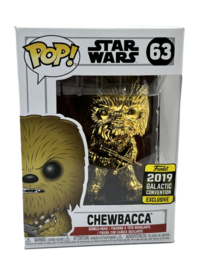 Funko POP! Star Wars: Chewbacca (Gold Chrome) #63 Galactic Convention 2019