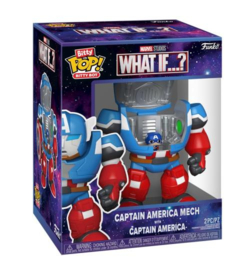 Funko Bitty POP! Bots Marvel What If: Captain America Mech with Captain America