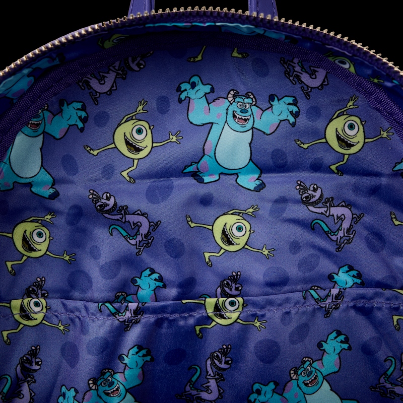 Loungefly Mini Backpack Disney Pixar Monsters Inc: Mike, Sulley en Randall