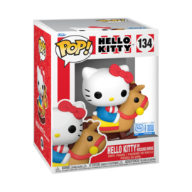 Funko POP! Premium Sanrio Hello Kitty: Hello Kitty on Rocking Horse #134 Special Edition
