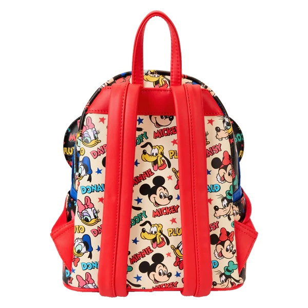 Loungefly Mini Backpack and Headband Disney: Classic Mickey & Friends