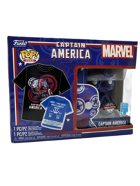 Funko POP! and Tee Marvel: Captain America Art Series (Size XL)