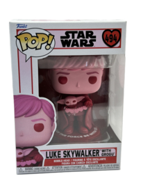 Funko POP! Star Wars: Luke Skywalker with Grogu Valentine #494