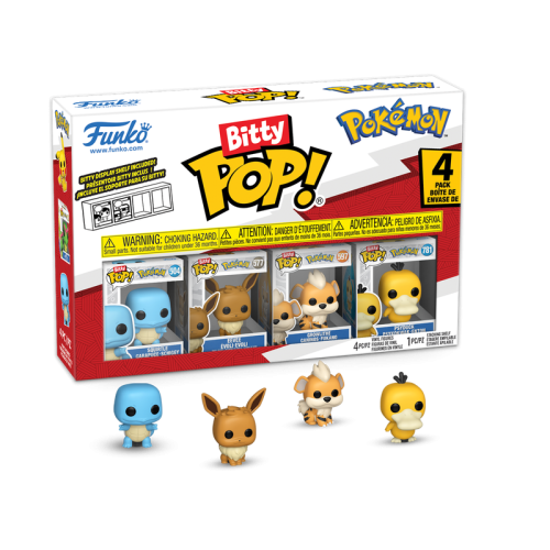 Funko Bitty POP! Pokemon: Squirtle (4 Pack)