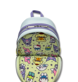 Loungefly Mini Backpack Sanrio: Multi Char Scene