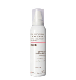 Espuma de Limpeza Nutritiva Poliglutâmico + Rosa Mosqueta Botik, 150ml